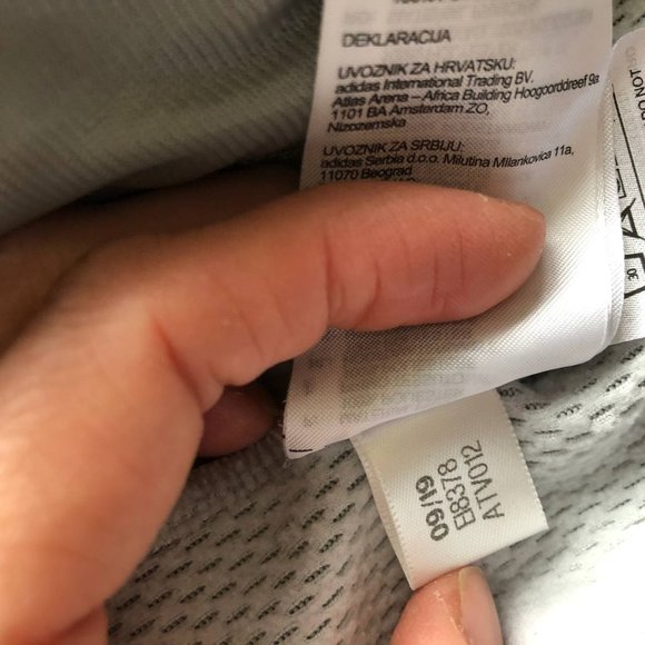 Adidas Hoodie 03  Hooded Sweatshirt  Grey Long Sleeve Men’s Size L - Picture 15 of 16